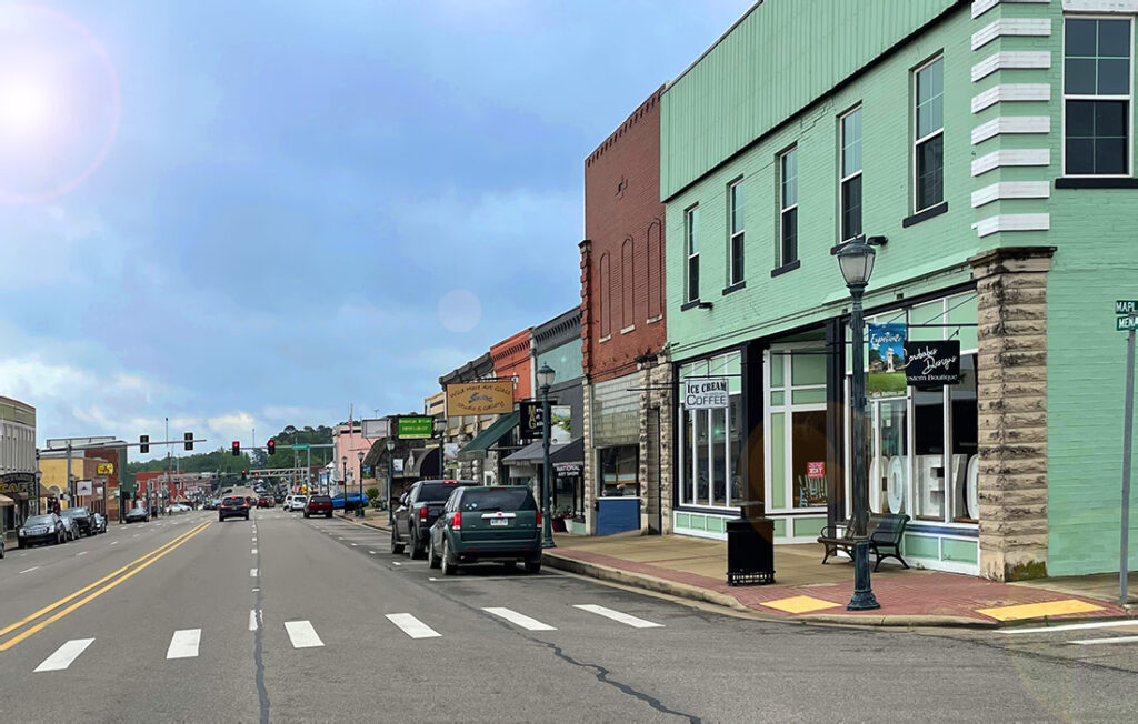 downtown Mena Arkansas